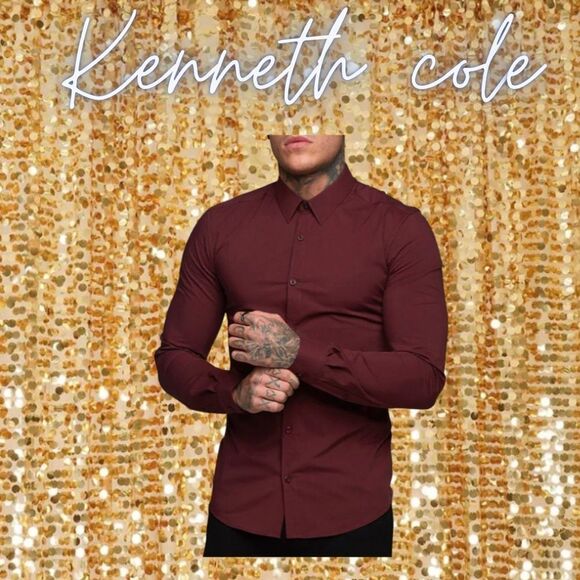 Kenneth Cole Reaction Other - Kenneth Cole Men's Dress Shirt Regular Fit Solid